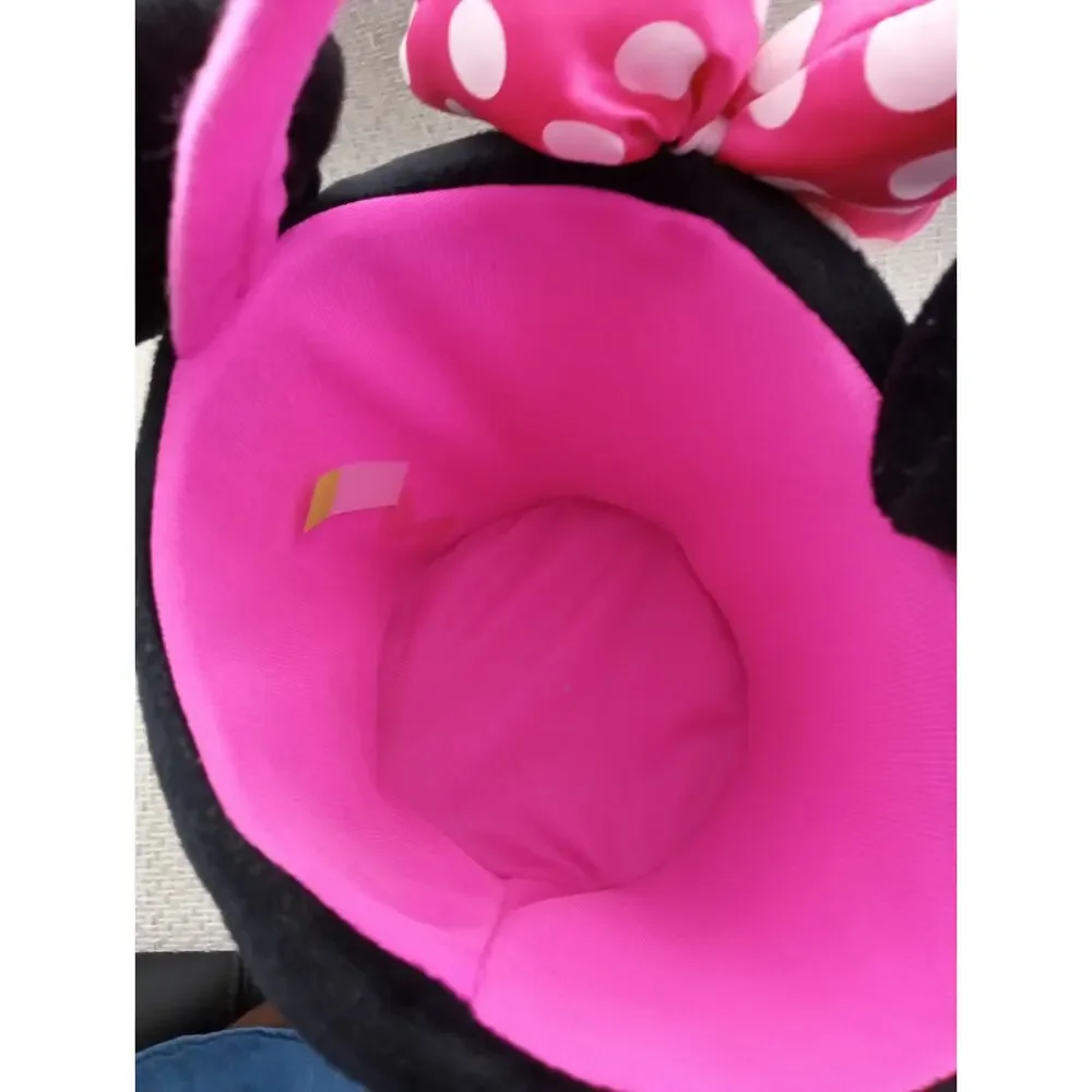 DISNEY MINNIE MOUSE HALLOWEEN BUCKET WITH PINK HANDLE  1163